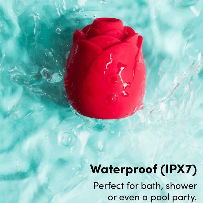 Eroluxe Rose Vibrato Waterproof IPX7