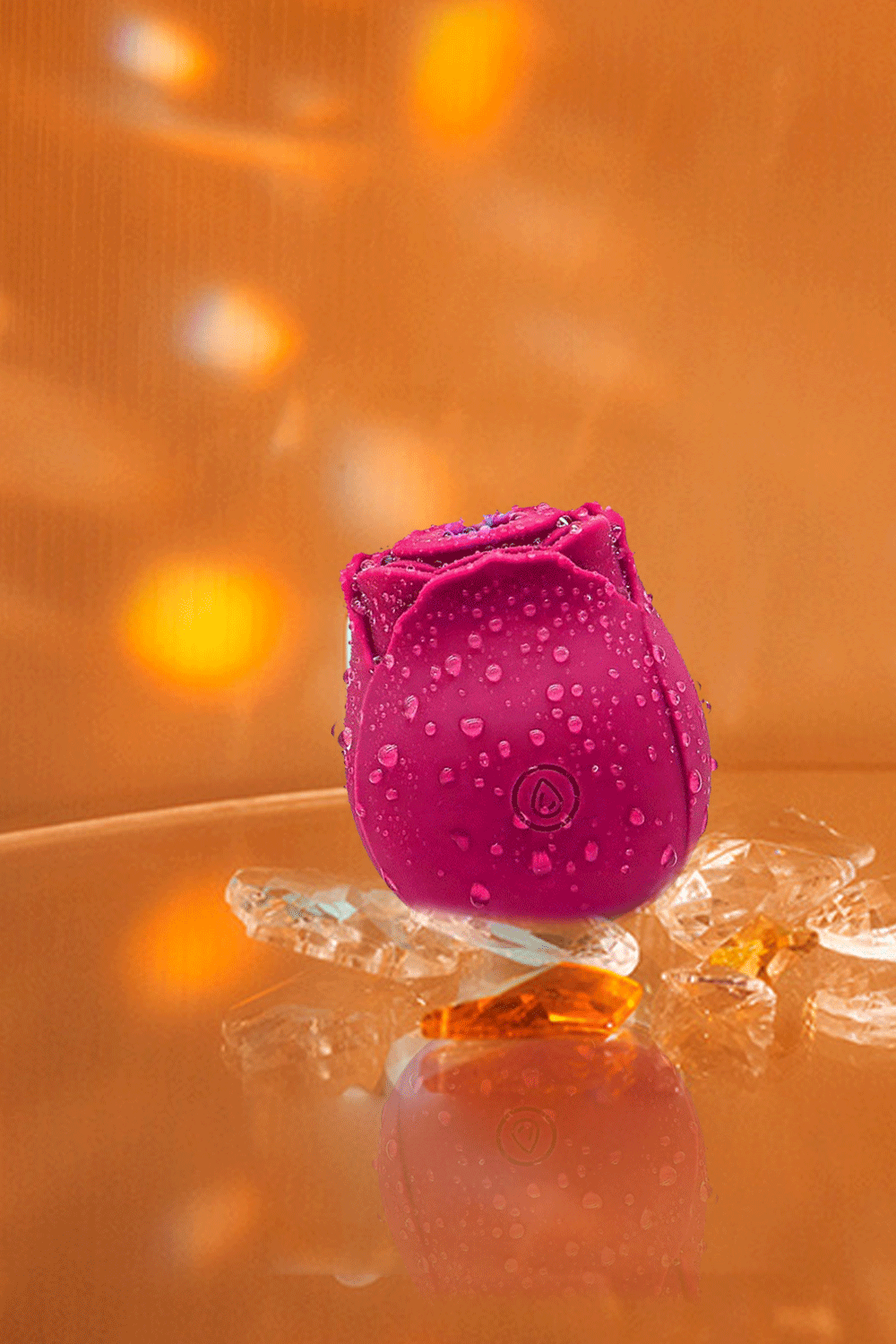 EROLUXE Rose Vibrator Display